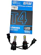 Kit Luces Led T4 9012 Hir2 Bivolt 6500lm 2 Caras - Miniatura 1