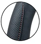 Funda Cubre Volante Universal Negra Y Roja De 38 Cm - Miniatura 4