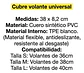 Funda Cubre Volante Universal Negra Y Roja De 38 Cm - Miniatura 5