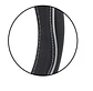 Funda Cubre Volante 06 Universal 38 Cm Negro Y Gris - Miniatura 3