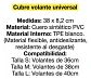 Funda Cubre Volante 06 Universal 38 Cm Color Negro - Miniatura 6