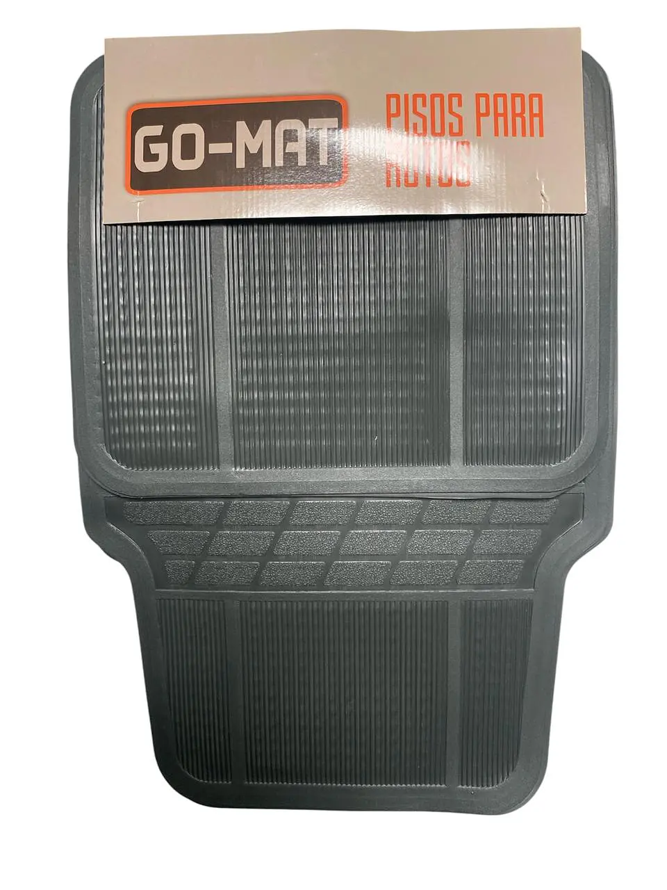 Piso De Goma Universal Para Auto - Juego De 4 Piezas Gris 3