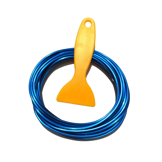 Cable Hilo Decorativo Tuning Sin Luz 5 Metros Interior Tablero Puerta Univ Auto Colores Metalizados