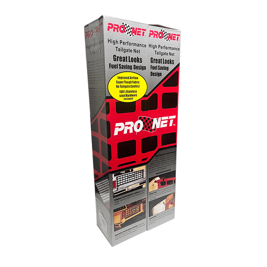 Malla Red Deportiva Trasera Para Portalón Marca Pronet Universal Camionetas Doble Cabina Pickup 4x4