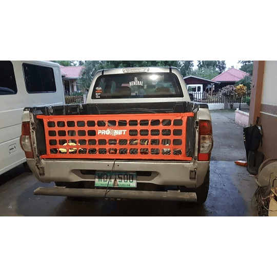 Malla Red Deportiva Trasera Para Portalón Marca Pronet Universal Camionetas Doble Cabina Pickup 4x4