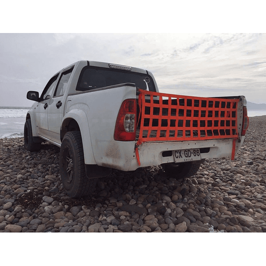 Malla Red Deportiva Trasera Para Portalón Marca Pronet Universal Camionetas Doble Cabina Pickup 4x4