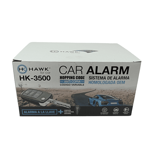 Kit Actualización De Alarma Antirrobo Homologada A La Llave Original Del Auto Con Corta Corriente