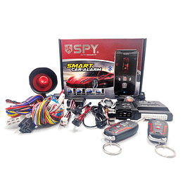 Kit Alarma Auto Con Botón Start Stop, Partida Remota, APP Bluetooth, Funcion PKE Y Corta Corriente