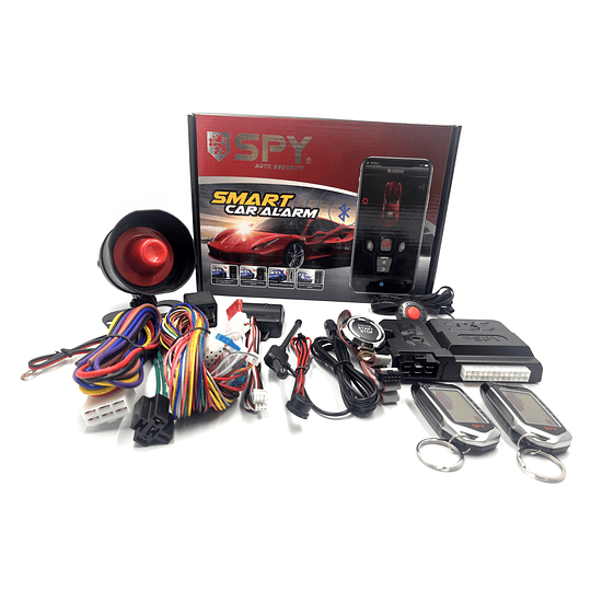Alarma 2 Way Anti Robo C/Botón Start, Partida Remota, Bluetooth PKE, Control Beeper (Vibra y Suena)
