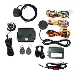 Alarma Inteligente Auto C/Botón Start Stop Bloqueo RFID Rastreo GPS 4g Aplicación Móvil Bluetooth
