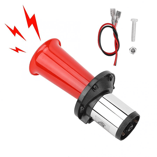 Bocina Metálica Pito Claxon Sonido Vintage Horn Towking Auto Clásico Antiguo FORD Burrita Univ Auto Moto