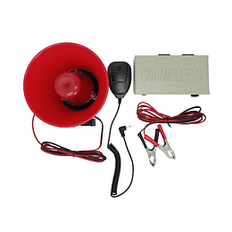 Reproductor Megáfono Mp3 USB Graba Mensaje Voz Repetitivo de 120 Segundos (Publicidad Auto en Movimiento)