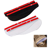 Viseras Aleta Pestaña Bota Agua Negro Mate Anti Lluvia Para Espejo Retrovisor Lateral Universal Auto