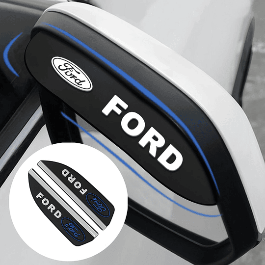 Viseras Aleta Goma Pestaña Bota Agua Lluvia Espejo Retrovisor Lateral Universal Auto (Elige Tu Marca)