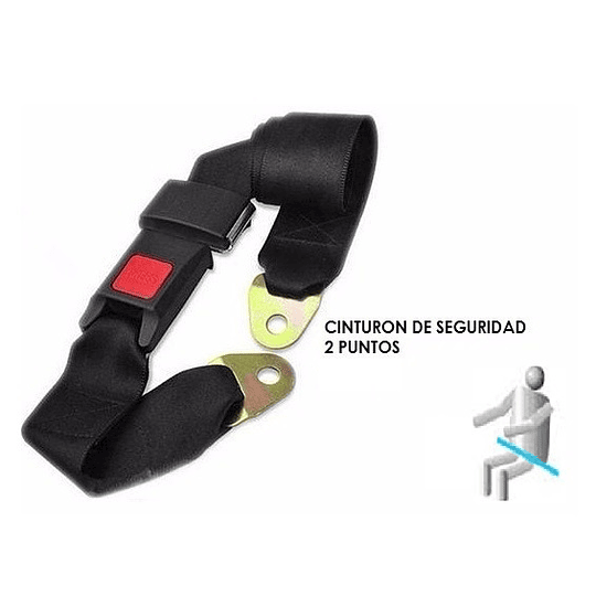 Cinturón Seguridad Estándar Univ 2 Puntos Auto Micro Buses Transporte Escolar Revisión Técnica