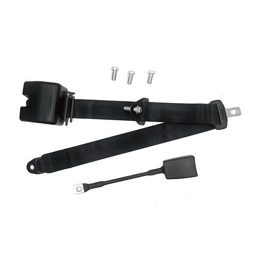 Par De Cinturones Seguridad Retráctil 3 Puntos Universal Auto Con Bloqueo de Retención o Emergencia