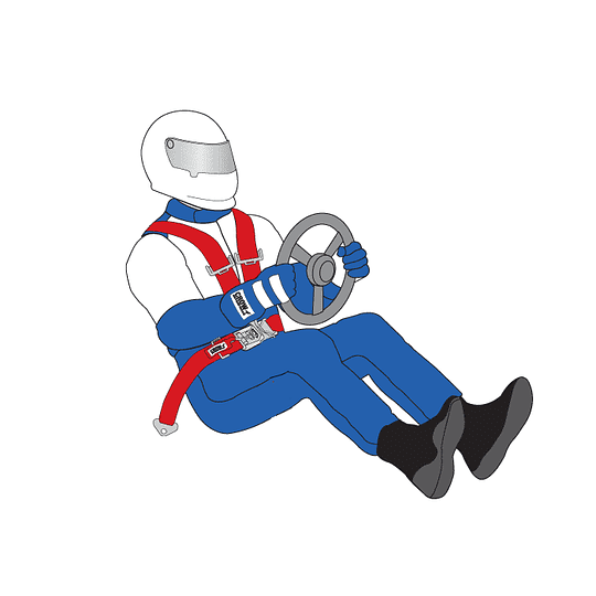 Cinturón Seguridad Deportivo 4 Puntas Para Auto Con Butaca de Carreras Competiciones Tuning Racing