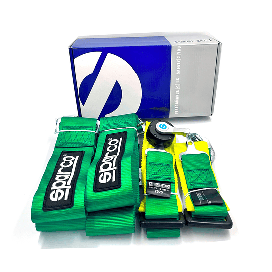 Cinturón Seguridad Deportivo 4 Puntas Para Auto Con Butaca de Carreras Competiciones Tuning Racing