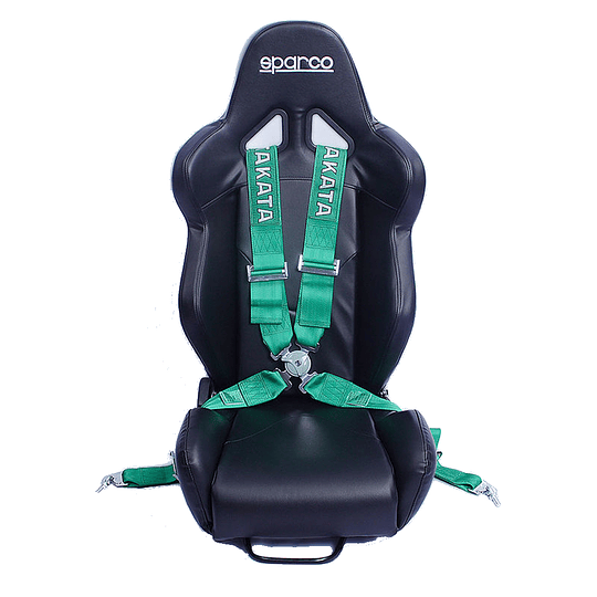 Cinturón Seguridad Deportivo 4 Puntas Para Auto Con Butaca de Carreras Competiciones Tuning Racing