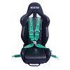Cinturón Seguridad Deportivo 4 Puntas Para Auto Con Butaca de Carreras Competiciones Tuning Racing