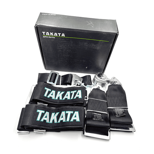 Cinturón Seguridad Deportivo 5 Puntos Para Auto Con Butaca de Carreras Competiciones Tuning Racing