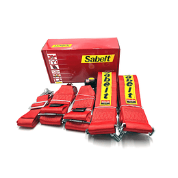 Cinturón Seguridad Deportivo 5 Puntos Para Auto Con Butaca de Carreras Competiciones Tuning Racing