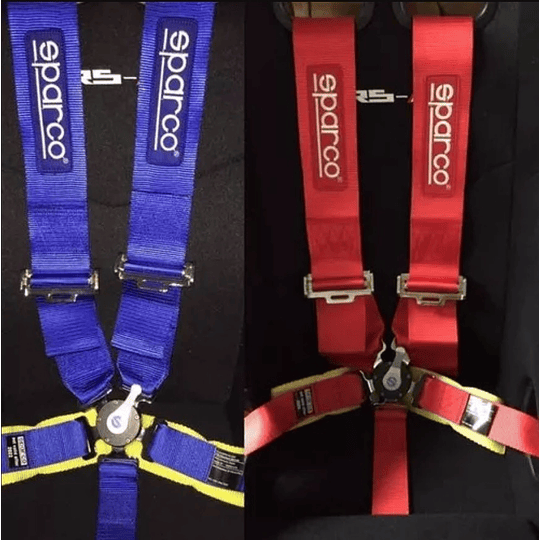 Cinturón Seguridad Deportivo 5 Puntos Para Auto Con Butaca de Carreras Competiciones Tuning Racing