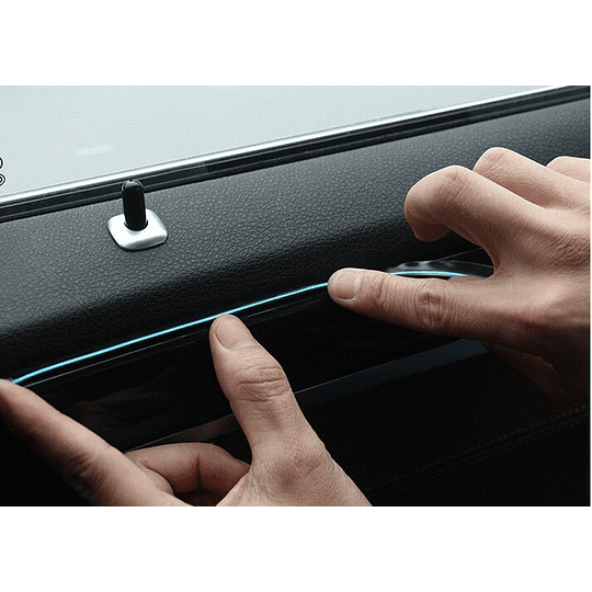 Cable Hilo Decorativo Flexible Luz Led Neón De 3 Metros Para Interior Tablero Y Puertas Univ Auto 12V