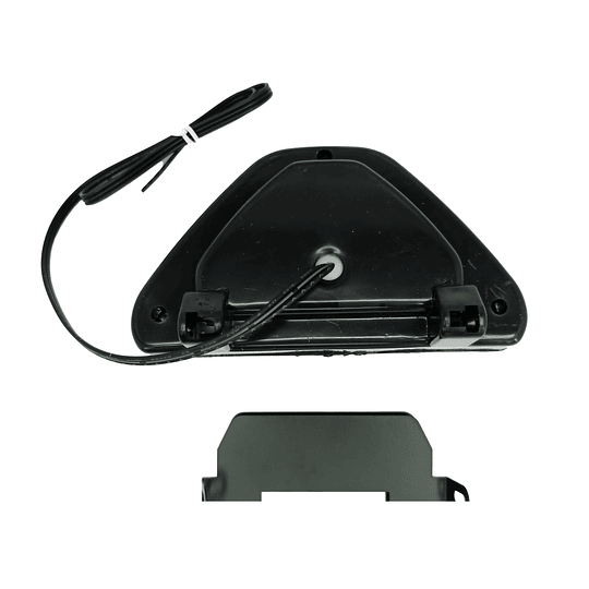 Tercera Luz Freno Roja Triangular Auxiliar Intermitente 12 Led Tipo Formula 1 Universal Auto Moto