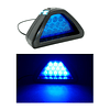 Tercera Luz Freno Roja Triangular Auxiliar Intermitente 12 Led Tipo Formula 1 Universal Auto Moto