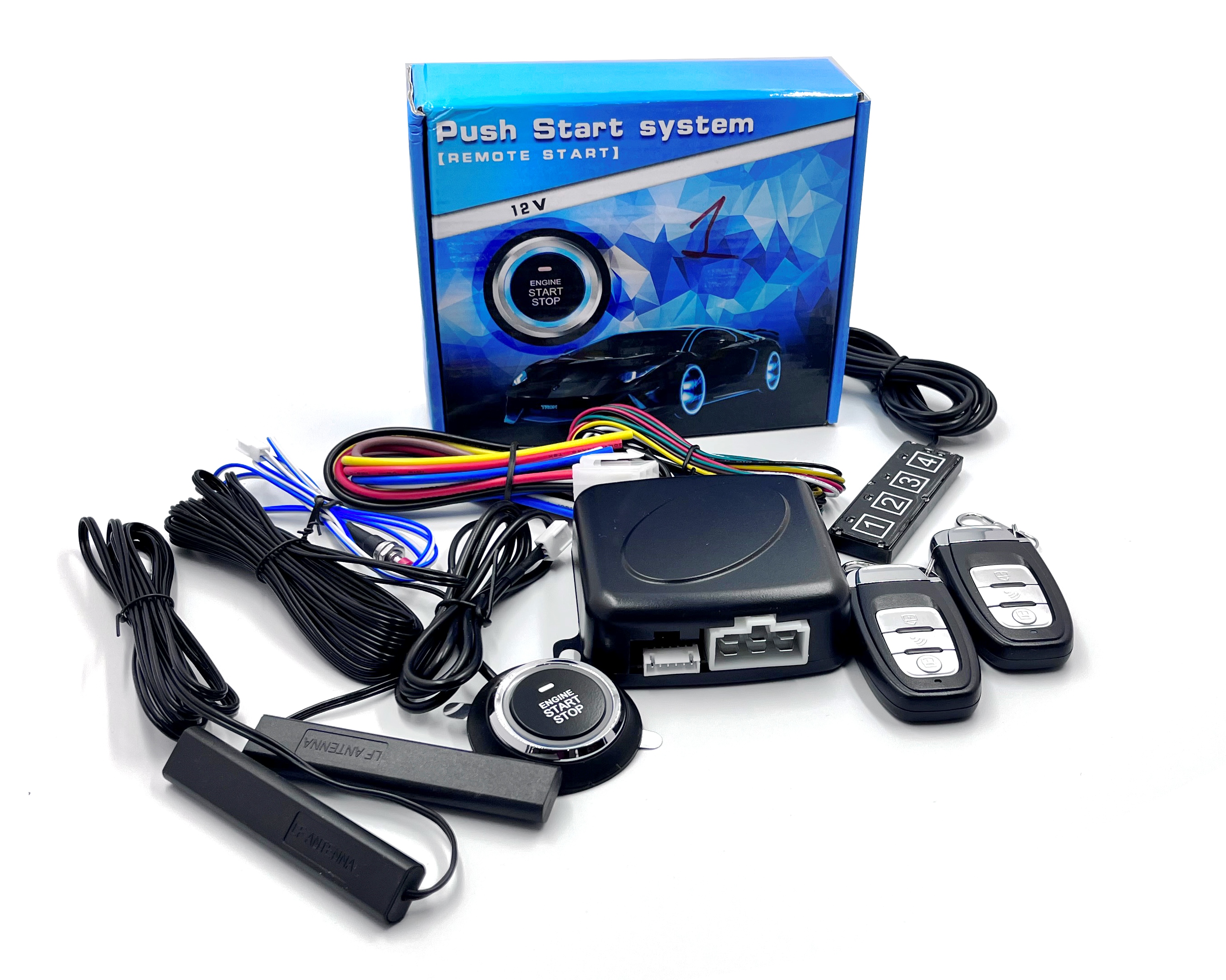 Botón Start Stop PKE Con Encendido/Apagado Remoto Univ Auto