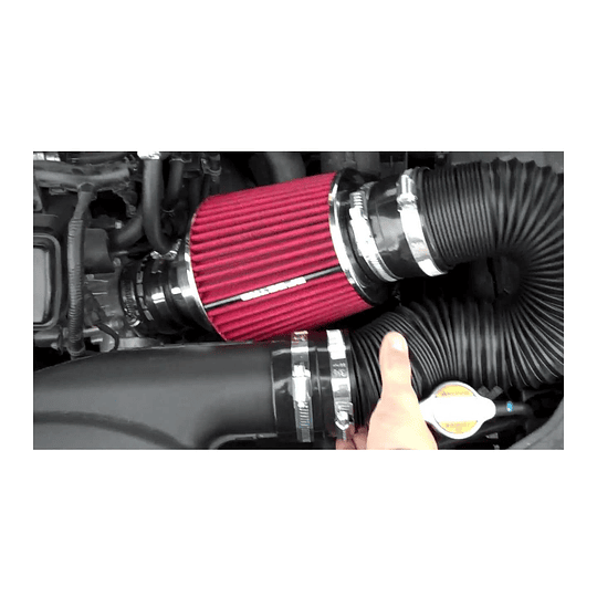 Filtro Aire Biconico Colores Tuning 3 Pulgadas Universal Auto Alto Flujo Racing (Mejora Sonido +HP)