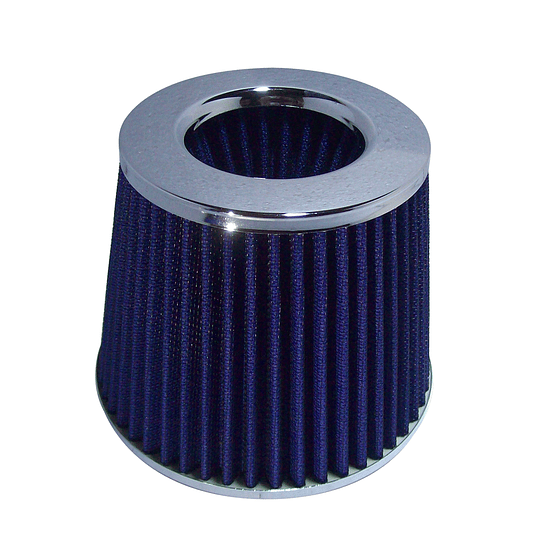 Filtro Aire Biconico Colores Tuning 3 Pulgadas Universal Auto Alto Flujo Racing (Mejora Sonido +HP)
