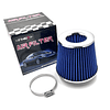 Filtro Aire Biconico Colores Tuning 3 Pulgadas Universal Auto Alto Flujo Racing (Mejora Sonido +HP)