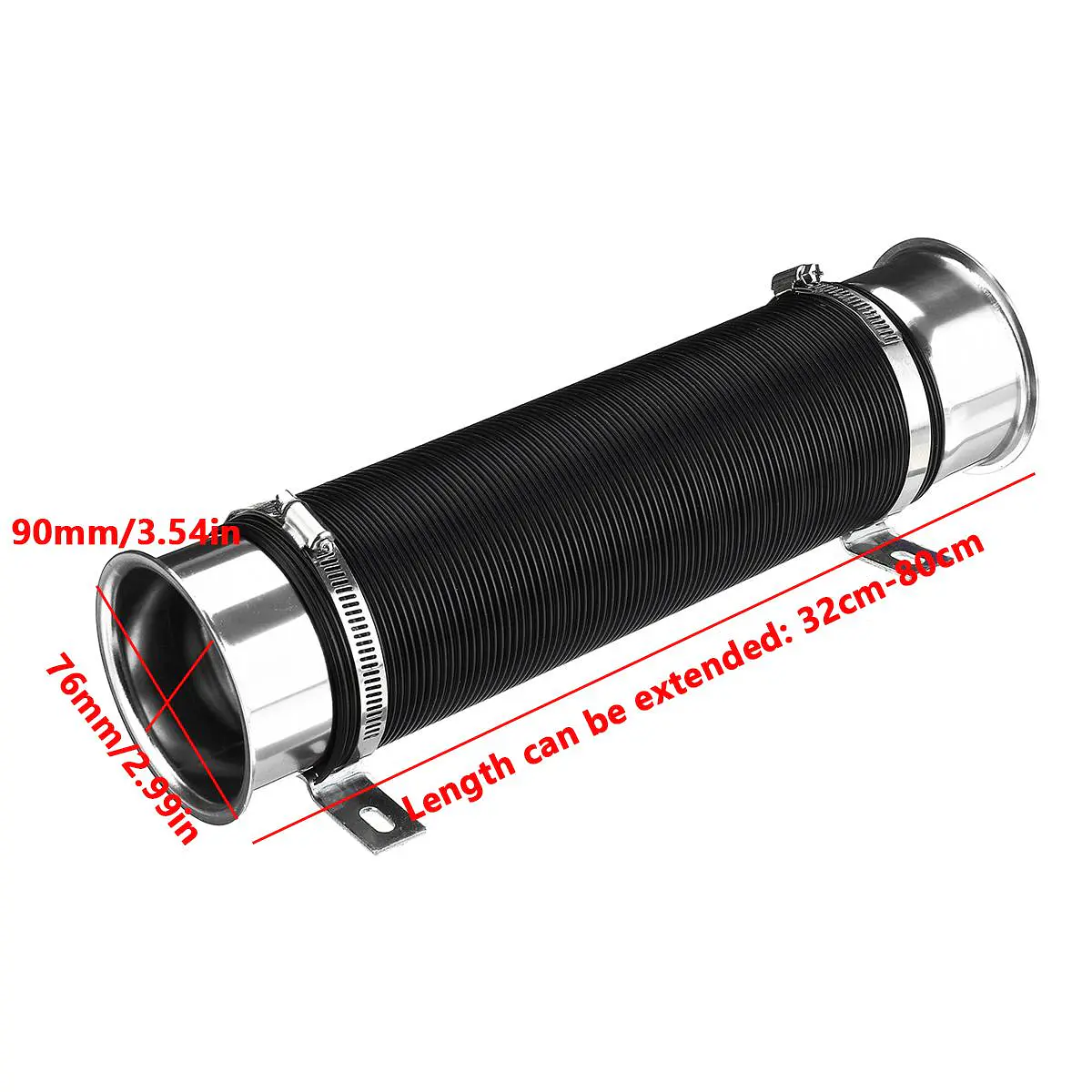 Tubería Manguera Intake Induccion Flexible Universal 3 Pulg
