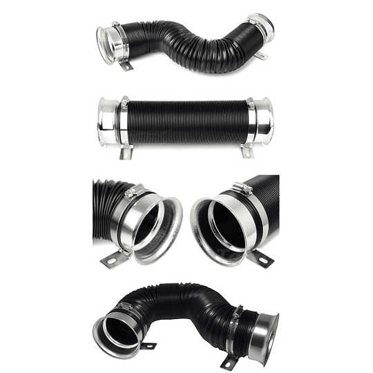 Tubería Manguera Intake Induccion Flexible Universal 3 Pulg Para Filtro De Aire Tuning Alto Flujo