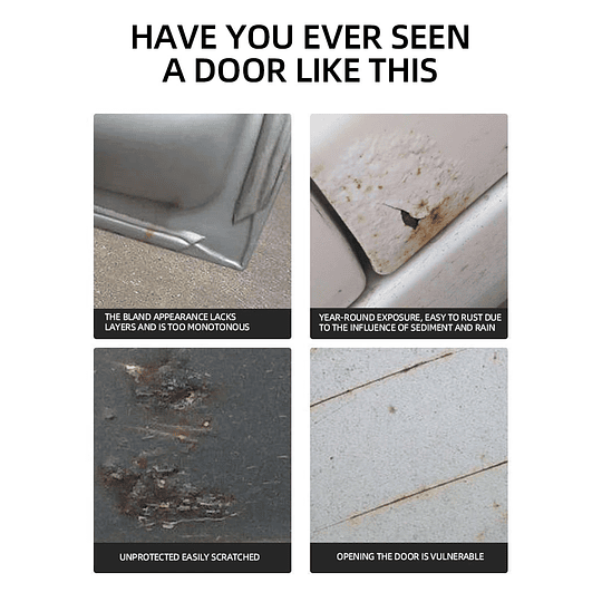 Set X2 Protectores Goma Tope De Borde Punta Esquina Puerta Anticolisión Golpe Rayones Univ Auto