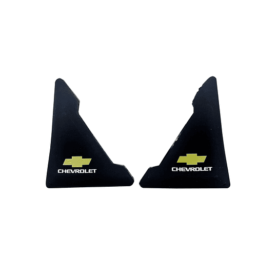 Set X2 Protectores Goma Tope De Borde Punta Esquina Puerta Anticolisión Golpe Rayones Univ Auto