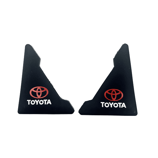 Set X2 Protectores Goma Tope De Borde Punta Esquina Puerta Anticolisión Golpe Rayones Univ Auto