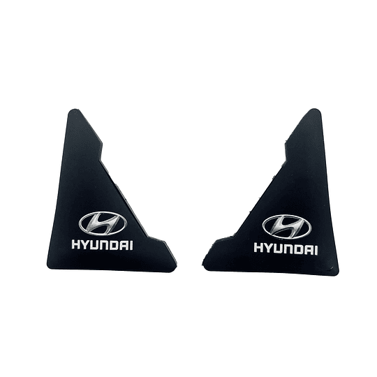 Set X2 Protectores Goma Tope De Borde Punta Esquina Puerta Anticolisión Golpe Rayones Univ Auto