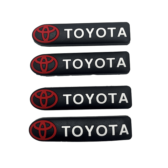 Pack X4 Protectores Goma Tope Puerta Anticolisión Rayones Golpe Universal Para Todo Tipo De Auto