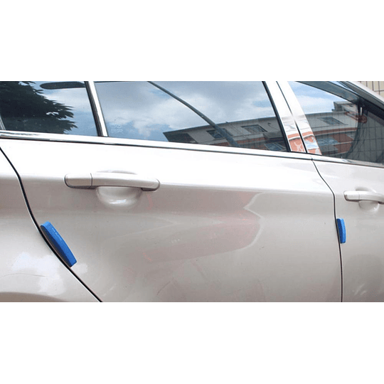 Pack X4 Protectores Goma Tope Puerta Anticolisión Rayones Golpe Universal Para Todo Tipo De Auto