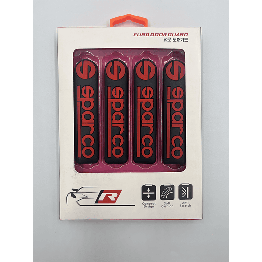 Pack X4 Protectores Goma Tope Puerta Anticolisión Rayones Golpe Universal Para Todo Tipo De Auto