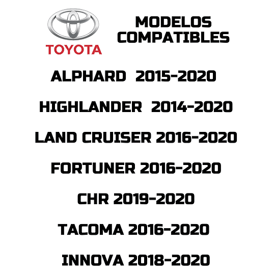 Modulo Start/Stop Encendido/Apagado Plug And Play Canbus TOYOTA LEXUS Arranque Remoto A Distancia
