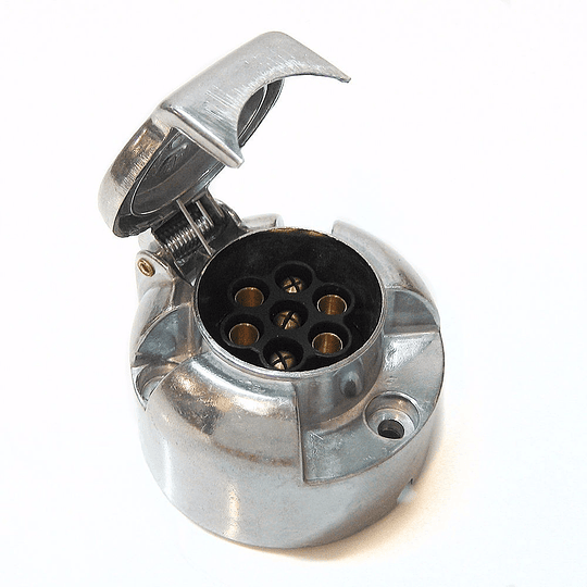 Conexión Universal Enchufe De Acoplado (Hembra) 7 Pines Para Camioneta Carro Arrastre 12V Remolque