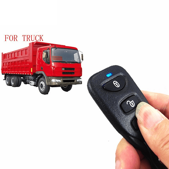 Kit Sistema Seguridad Alarma Para Camiones 24v Control Código Variable Y Corta Corriente Antiasalto