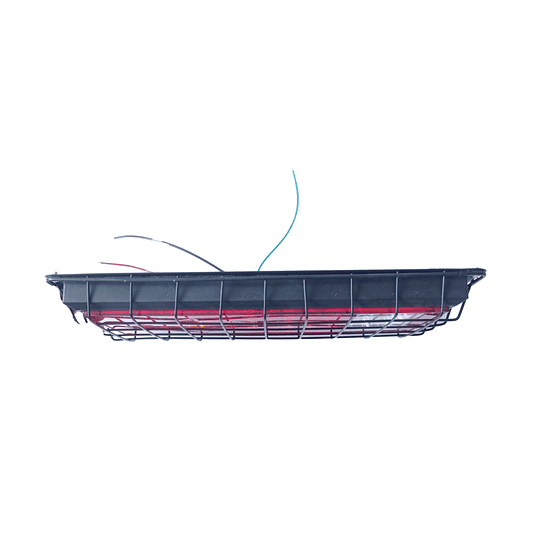 Par X2 Focos Luz Trasero Señalizador Univ Camión Remolque Tráiler 24V Con Rejilla Protectora Metálica