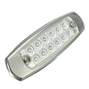 Foco Luz 12 Led Fija Indicadora Lateral Posición Freno Señalizador Camión Rampla Bi-Voltaje 12V-24V