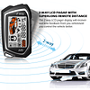 (Por Mayor) Kit Alarma Digital Inteligente 2 Vías P/Auto Control Beeper (Vibra y Suena) Con Encendido a Distancia