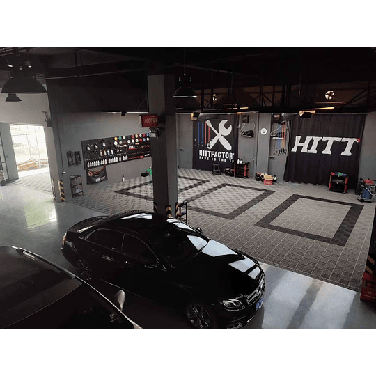 Complemento Esquina Para Pisos Baldosas Encastrables Para Garajes Autolavado Talleres Detailing Showroom